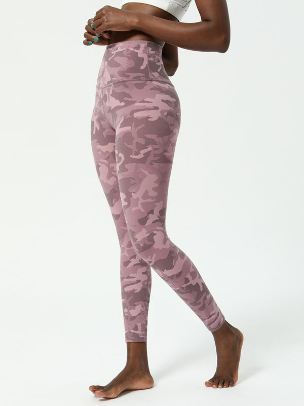 Camouflage yoga pants women's double-sided yoga pant