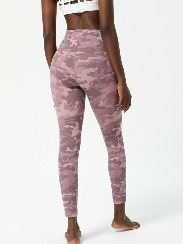 Camouflage yoga pants women's double-sided yoga pant