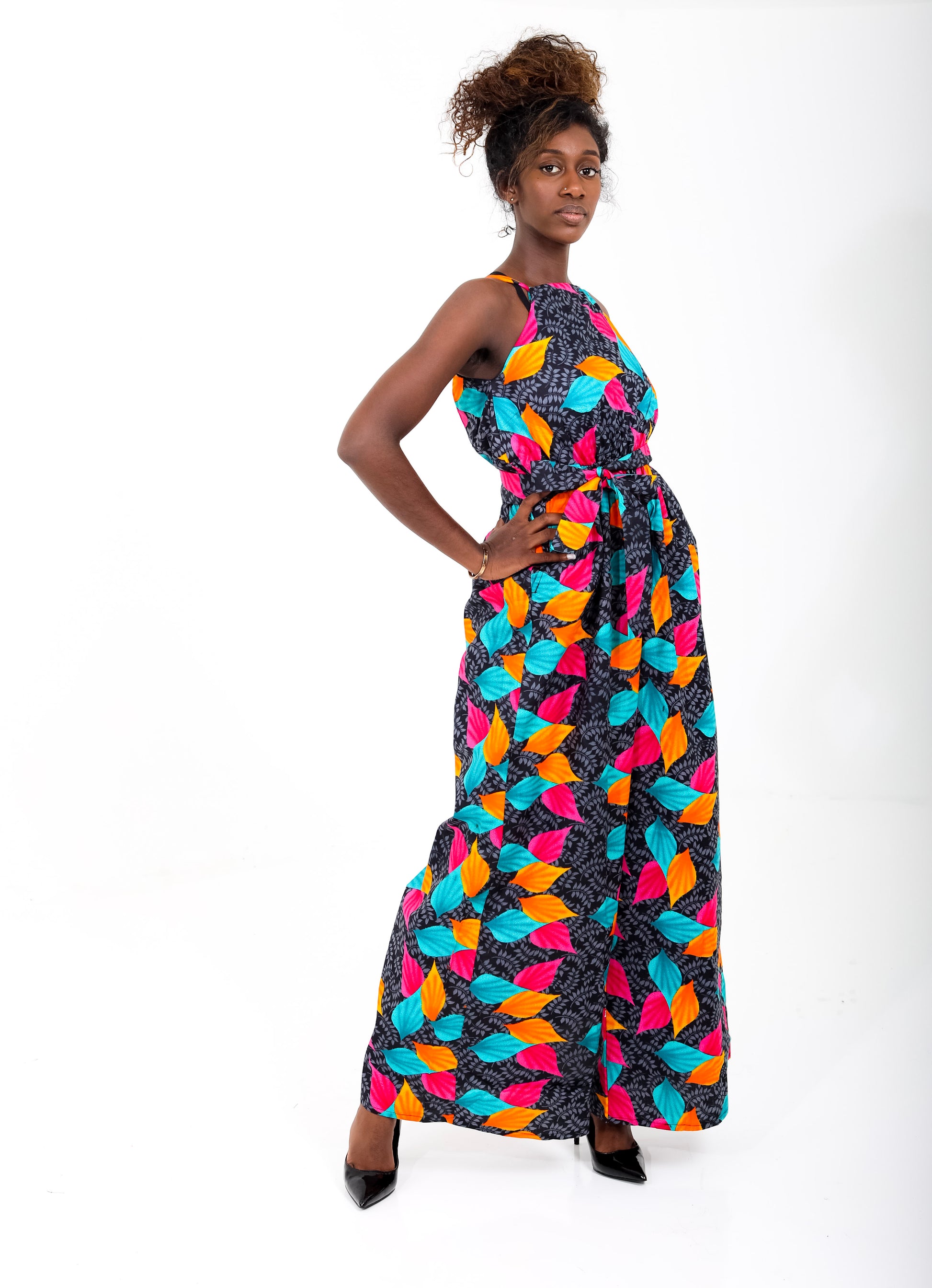 Smooth Visage Ankara African Print Jumpsuit for women