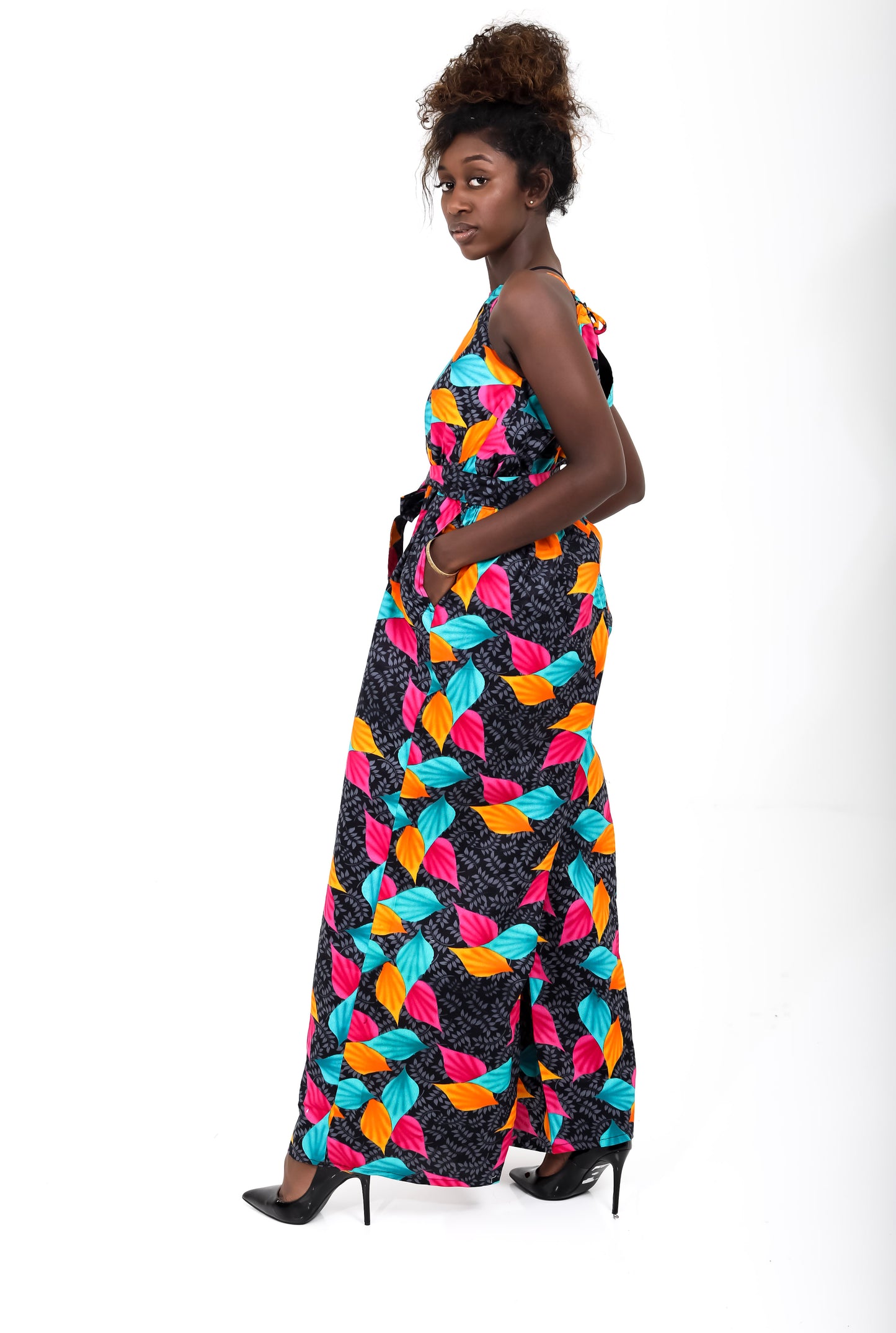 Smooth Visage Ankara African Print Jumpsuit for women