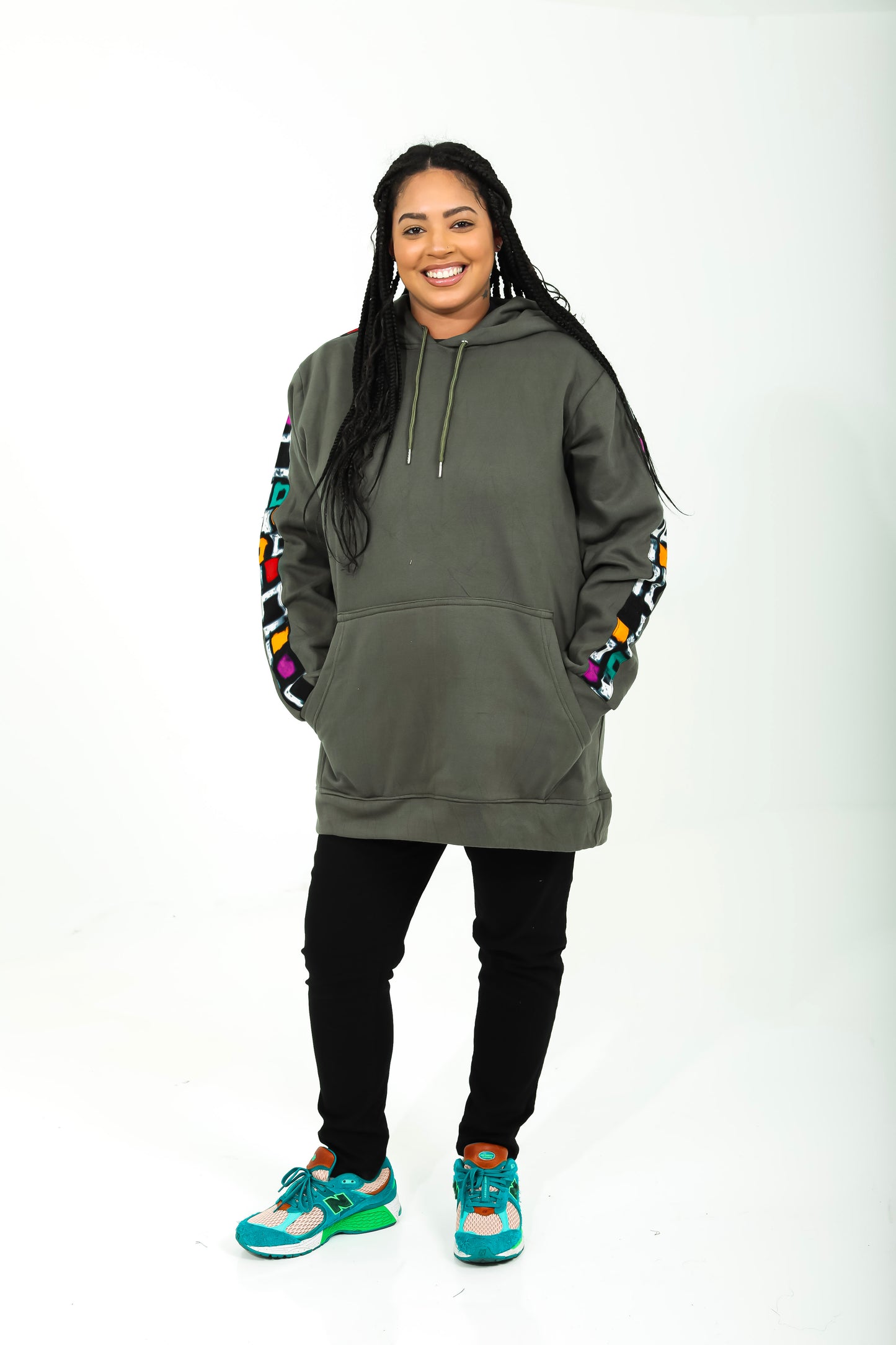 Dark Military Green Women's Hoodie 